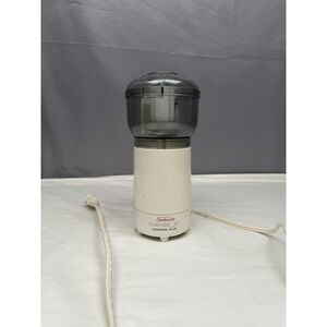 Vintage Sunbeam Oskar Jr. Chopper Plus Food Processor Model 14131W Tested-Works